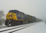 CSX N914 In the snow